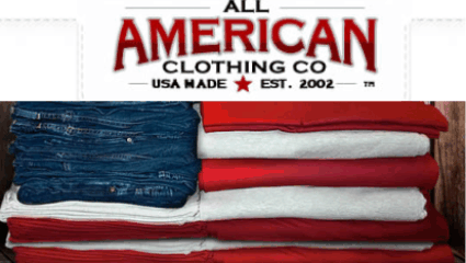 eshop at  All American Clothing Co's web store for Made in the USA products